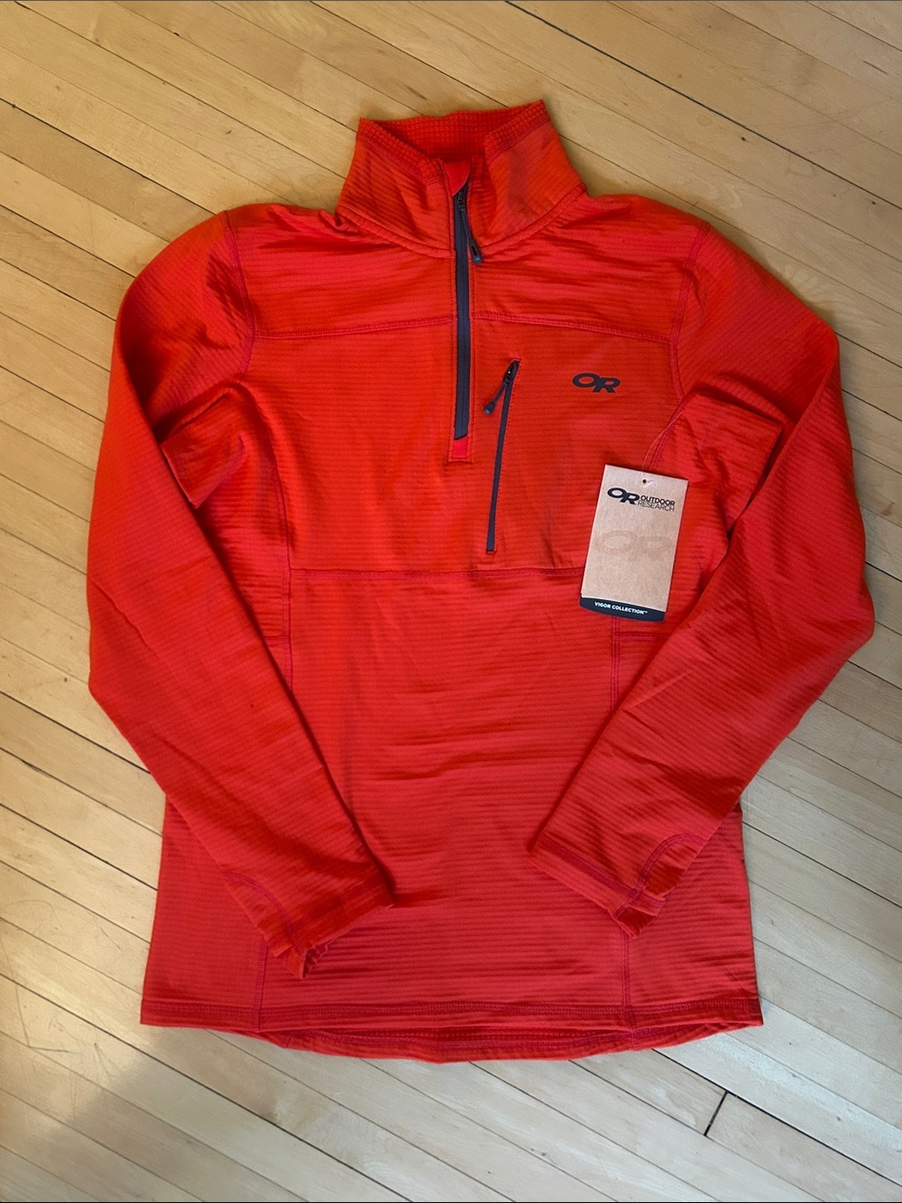 Outdoor Research OR Vigor Quarter Zip Fleece- Samba- NWT